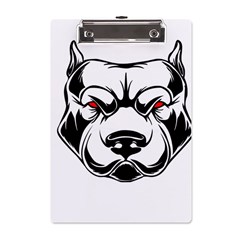 Dog Animal Mammal Bulldog Pet A5 Acrylic Clipboard by Semog4