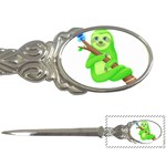 Sloth Branch Cartoon Fantasy Letter Opener Front