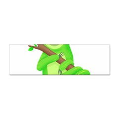 Sloth Branch Cartoon Fantasy Sticker (bumper) by Semog4