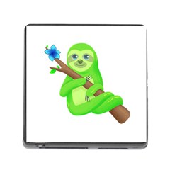 Sloth Branch Cartoon Fantasy Memory Card Reader (square 5 Slot) by Semog4