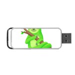 Sloth Branch Cartoon Fantasy Portable USB Flash (Two Sides) Front