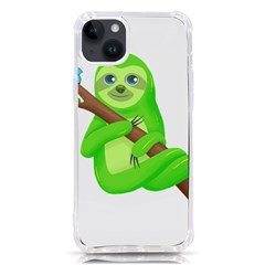 Sloth Branch Cartoon Fantasy Iphone 14 Plus Tpu Uv Print Case by Semog4