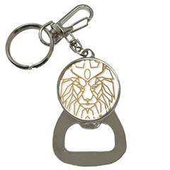 Lion Face Wildlife Crown Bottle Opener Key Chain by Semog4