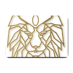 Lion Face Wildlife Crown Small Doormat by Semog4