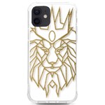 Lion Face Wildlife Crown iPhone 12/12 Pro TPU UV Print Case Front