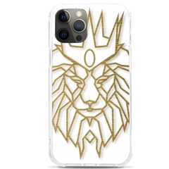 Lion Face Wildlife Crown Iphone 12 Pro Max Tpu Uv Print Case by Semog4