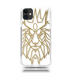 Lion Face Wildlife Crown Iphone 11 Tpu Uv Print Case by Semog4