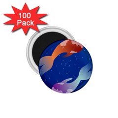 Koi Fish Carp Water Nature Animal 1 75  Magnets (100 Pack)  by Semog4