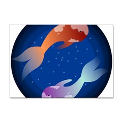 Koi Fish Carp Water Nature Animal Sticker A4 (10 Pack) by Semog4