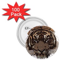 Tiger Comic Cartoon Animal 1 75  Buttons (100 Pack)  by Semog4