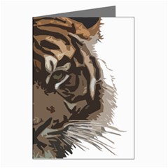 Tiger Comic Cartoon Animal Greeting Cards (pkg Of 8) by Semog4