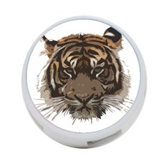 Tiger Comic Cartoon Animal 4-port Usb Hub (two Sides) by Semog4