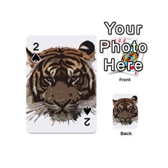 Tiger Comic Cartoon Animal Playing Cards 54 Designs (mini) by Semog4