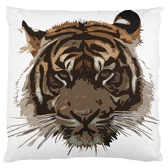 Tiger Comic Cartoon Animal Large Cushion Case (one Side) by Semog4