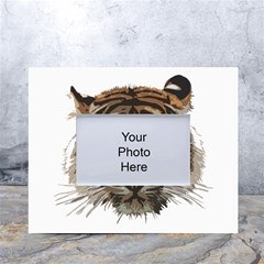 Tiger Comic Cartoon Animal White Tabletop Photo Frame 4 x6  by Semog4