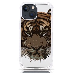 Tiger Comic Cartoon Animal Iphone 13 Mini Tpu Uv Print Case by Semog4