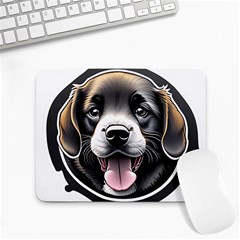 Dog Animal Puppy Pooch Pet Small Mousepad by Semog4