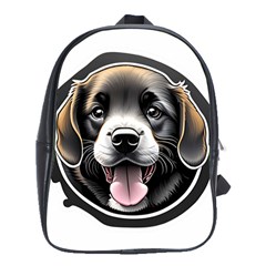 Dog Animal Puppy Pooch Pet School Bag (large) by Semog4