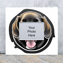 Dog Animal Puppy Pooch Pet White Wall Photo Frame 5  X 7  by Semog4