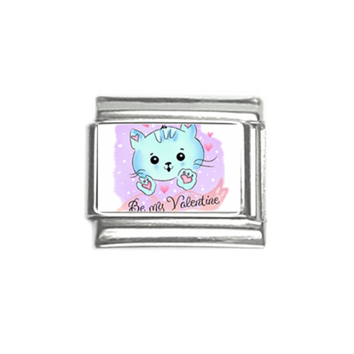 Cat Valentine-s Day Valentine Italian Charm (9mm)