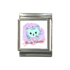 Cat Valentine-s Day Valentine Italian Charm (13mm) by Semog4