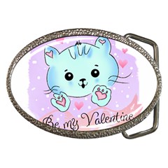 Cat Valentine-s Day Valentine Belt Buckles by Semog4