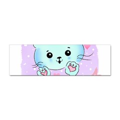 Cat Valentine-s Day Valentine Sticker (bumper) by Semog4