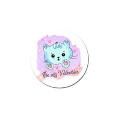 Cat Valentine-s Day Valentine Golf Ball Marker by Semog4