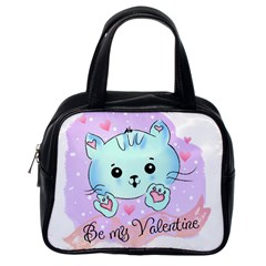 Cat Valentine-s Day Valentine Classic Handbag (one Side) by Semog4