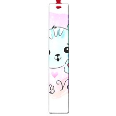 Cat Valentine-s Day Valentine Large Book Marks by Semog4