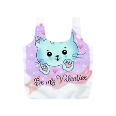 Cat Valentine-s Day Valentine Full Print Recycle Bag (s) by Semog4