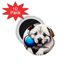 Dog Animal Pet Puppy Pooch 1 75  Magnets (10 Pack)  by Semog4