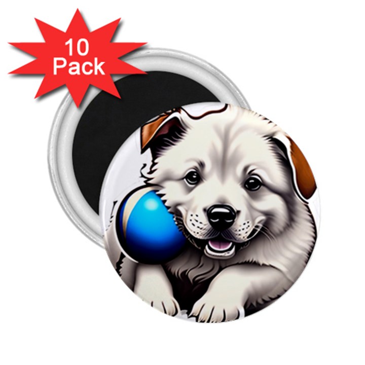 Dog Animal Pet Puppy Pooch 2.25  Magnets (10 pack) 