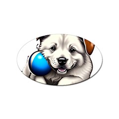 Dog Animal Pet Puppy Pooch Sticker Oval (100 Pack) by Semog4