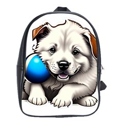 Dog Animal Pet Puppy Pooch School Bag (xl) by Semog4