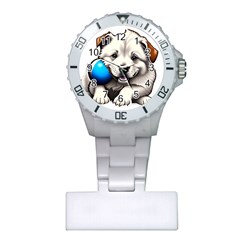 Dog Animal Pet Puppy Pooch Plastic Nurses Watch by Semog4