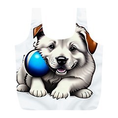 Dog Animal Pet Puppy Pooch Full Print Recycle Bag (l) by Semog4