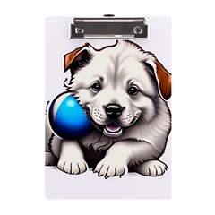 Dog Animal Pet Puppy Pooch A5 Acrylic Clipboard by Semog4