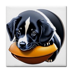 Dog Animal Cute Pet Puppy Pooch Tile Coaster by Semog4