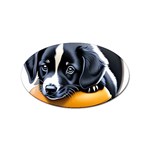 Dog Animal Cute Pet Puppy Pooch Sticker Oval (10 pack) Front