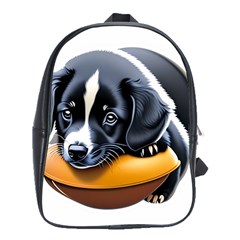 Dog Animal Cute Pet Puppy Pooch School Bag (large) by Semog4