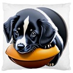 Dog Animal Cute Pet Puppy Pooch Standard Premium Plush Fleece Cushion Case (Two Sides) Front