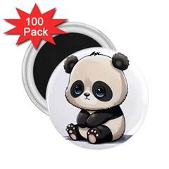 Cute Panda Bear Animal Cartoon 2 25  Magnets (100 Pack)  by Semog4