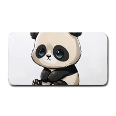 Cute Panda Bear Animal Cartoon Medium Bar Mat by Semog4