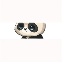 Cute Panda Bear Animal Cartoon Large Bar Mat by Semog4