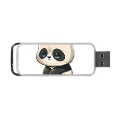 Cute Panda Bear Animal Cartoon Portable Usb Flash (two Sides) by Semog4