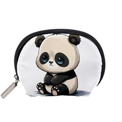 Cute Panda Bear Animal Cartoon Accessory Pouch (small) by Semog4