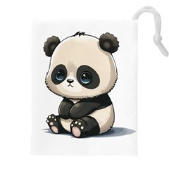 Cute Panda Bear Animal Cartoon Drawstring Pouch (5xl) by Semog4