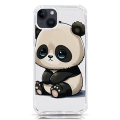 Cute Panda Bear Animal Cartoon Iphone 14 Plus Tpu Uv Print Case