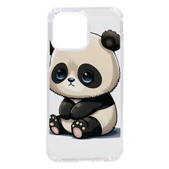 Cute Panda Bear Animal Cartoon Iphone 14 Pro Max Tpu Uv Print Case by Semog4